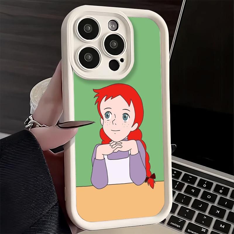 

Phone Case for iPhone 17 Air 16E 15 16 Pro Max Anne Of Green Gables Shirley Cover 14 Plus 13 12 Mini Soft Shell Silicone Fundas iPhone 12 Pro Max