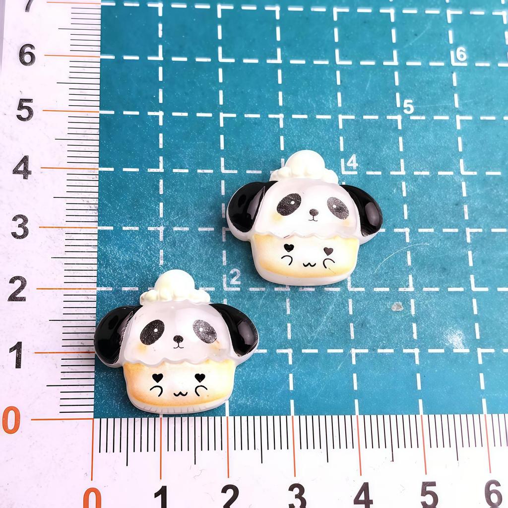 DIY Candy Toy Resin Accessories: Cartoon Puppy, Panda, Cat Cream Glue for Phone Cases.