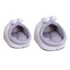 Bed Cute Enclosed Cat House Tent Comfortable Washable Cushioned Sleeping for Dogs