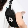 Converse Polyester One Shoulder Crossbody Fanny Pack Regular Unisex Black (Unisex) Fanny Packs 10018259 001 / 10018259 A01