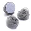 3Pcs 5cm Organza Fabric Rose Flower Colorful Flower Shape Chiffon Artificial Flower Fabric DIY Flower Accessory