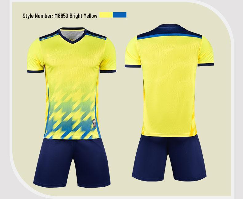 High-Quality Quick-Dry Football Uniform Set for School Matches