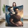 Twilight Saga Edward Bella Weiche Warme Decken Flugzeugreise Plüsch Überwurfdecke Outdoor Flanell Bettdecke Sofa Bettbezug