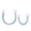 Flexible Double Headed Dildo Realistic Bendable Strap-On Toy for Couples Long