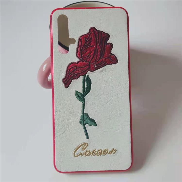 

Чехлы для мобильных телефонов с вышивкой роз для Huawei Mate40 Pro, Nova5, Apple 12 и iPhone 13 Pro. iPhone 11