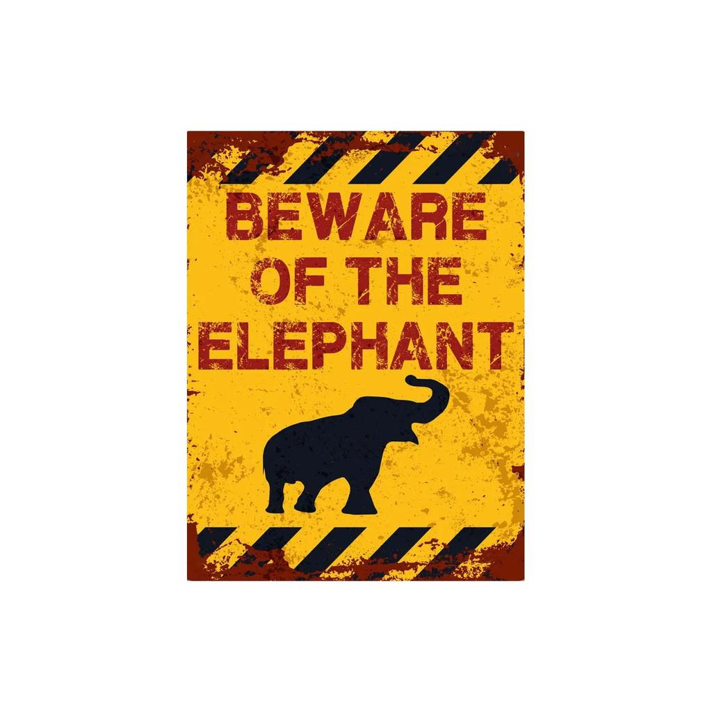 BEWARE OF Rabbit Retro Plaque Metal Tin Signs Garden Decoration Mouse Monkey Wall Stickers Kraken Plate Animal Warning Sign