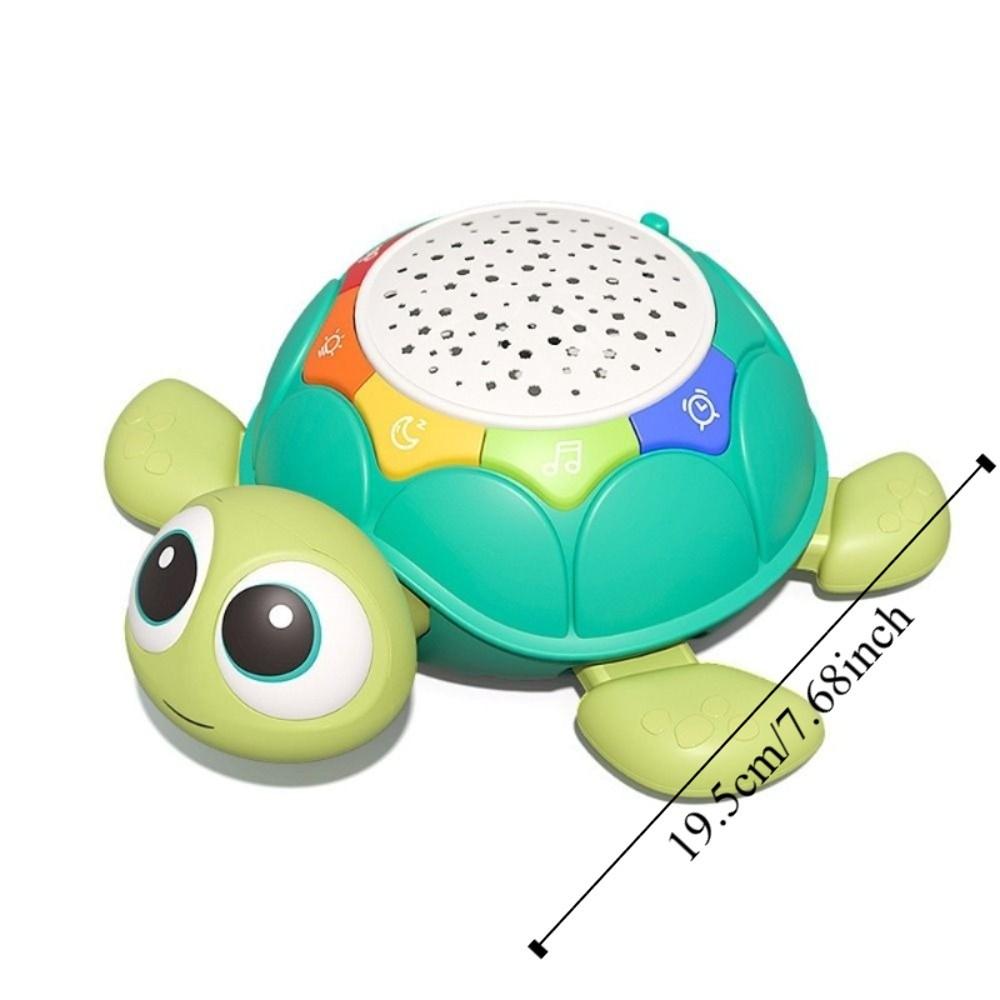 Plastic Musical Crawling Turtle Toys Simulation Musical Projector Turtle Toys Birthday Gift