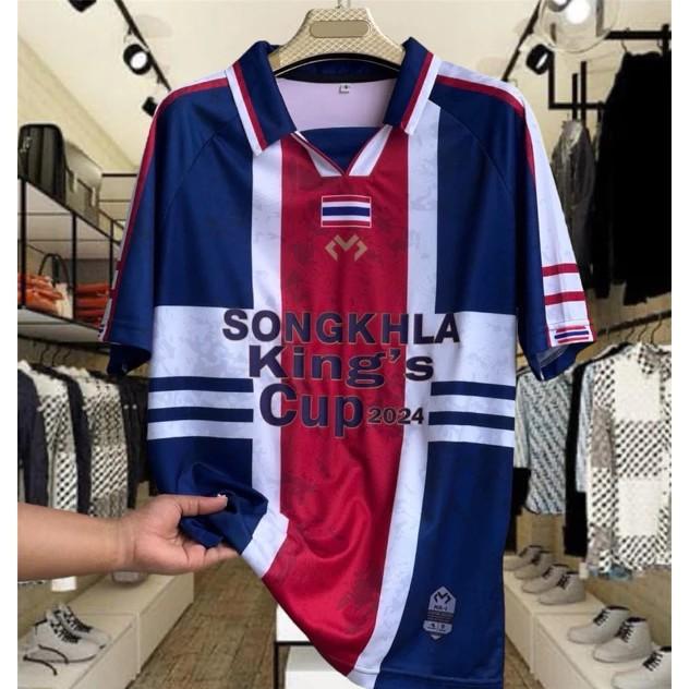 

Футбольная форма Таиланда, тренировочная футбольная майка с принтом CHEER, быстросохнущая футболка-поло из полиэстера с коротким рукавом, спортивная форма King Cup для активного отдыха 6XL