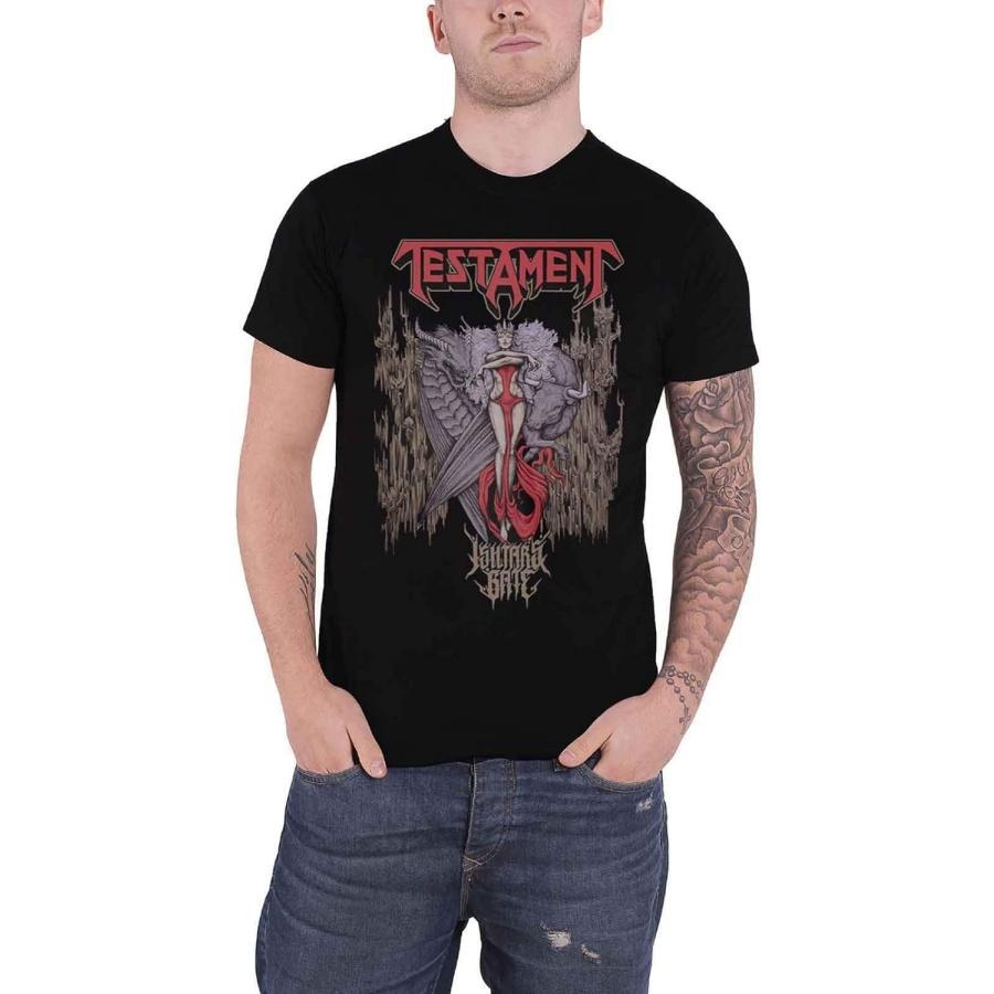 Plastic Head Testament T Shirt Ishtars Gate Band Logo New Official Mens Black Size M XXXXXL разноцветный