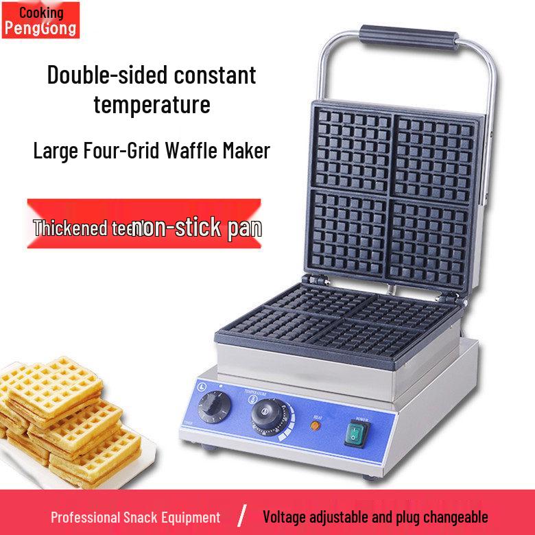 

Four-Grid Deep Tooth Square Waffle and Crepe Maker Default Option