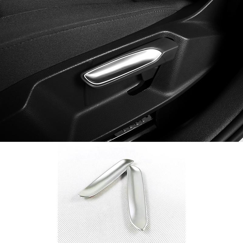 For Seat Tarraco 2018 2019 2020 ABS Chrome Car Headlamps Adjustment Switch Cover Trim Sticker Styling Decoration Accessories