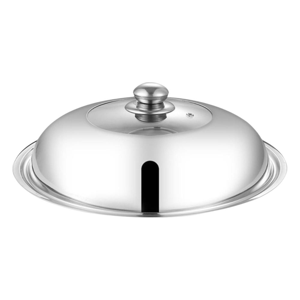Universal Round Pot Lids Cover 28/32/36/40cm Cooking Pot Wok Lid  Kitchen Accessories