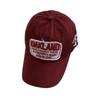 American Retro Baseball Cap for Women  Deep Top  Big Head  Letter  Versatile  Baseball Cap  Red Wide Brim  Face Flattering Small Cap