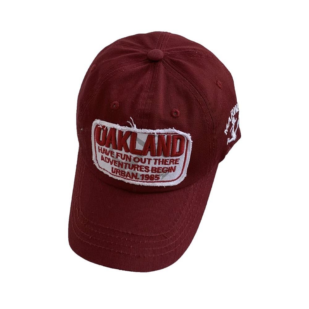 American Retro Baseball Cap for Women  Deep Top  Big Head  Letter  Versatile  Baseball Cap  Red Wide Brim  Face Flattering Small Cap