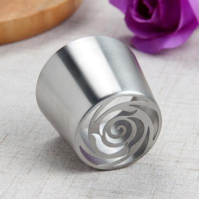 Sfaturi rusești pentru țevi pentru flori de trandafiri Duze pentru țevi din oțel inoxidabil Duze pentru țevile pentru decorarea torturilor Glazură cu vârf de glazură foarte mare