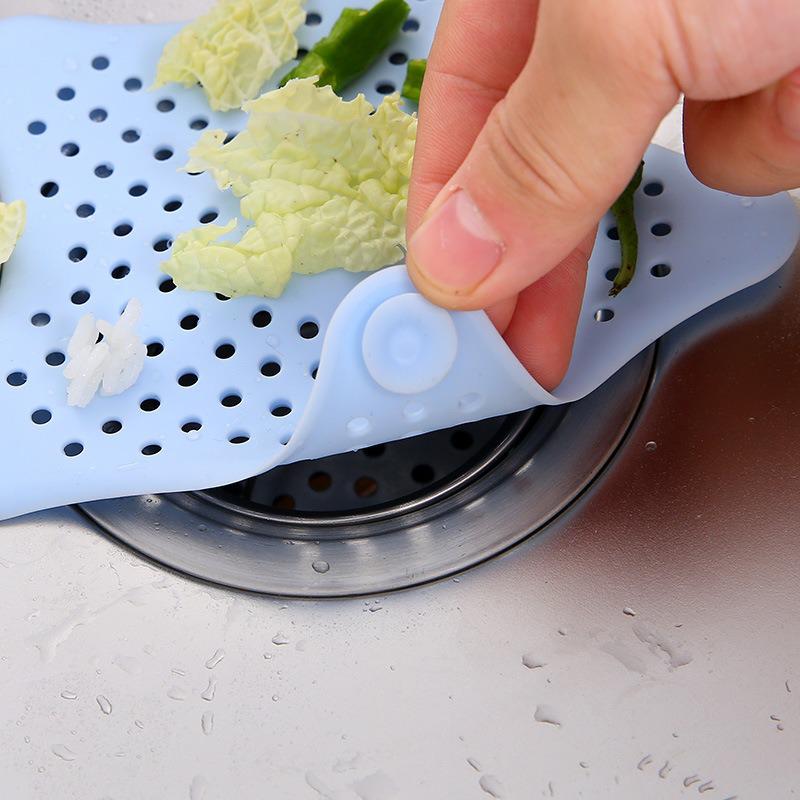 Anti-Clog Hair Filter Drain Cover for Sink and Bathroom Floor