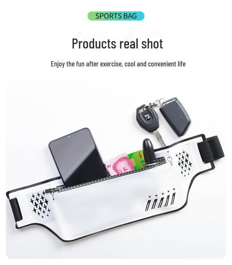 Unisex Waterproof Ultra-Thin Running Waist Bag: Large Capacity, Multi-Function Mobile Phone Holder