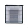 64compartment Storage Box, Foldable PP Organizer with Fastener, Christmas Decoration Container,