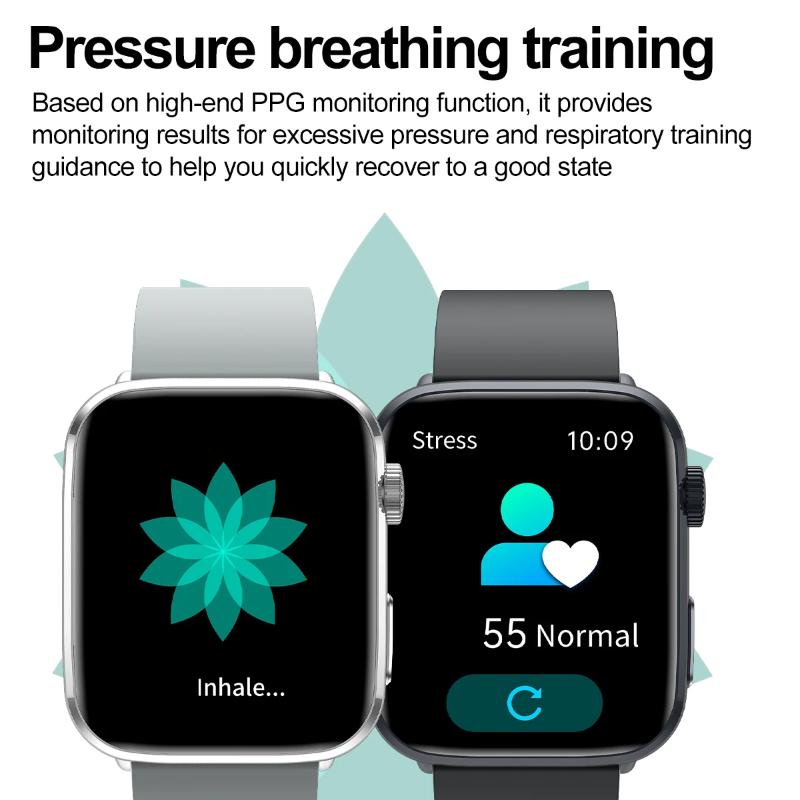 2025 New NFC Smat Watch Women 1.85-inch Blood Pressure Heart Rate Bluetooth Call Female Health Smarwatches Ladies for IOS Android