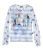 YOUTHBATH Yb X Oliwa Mesh Graphic Stripe Top