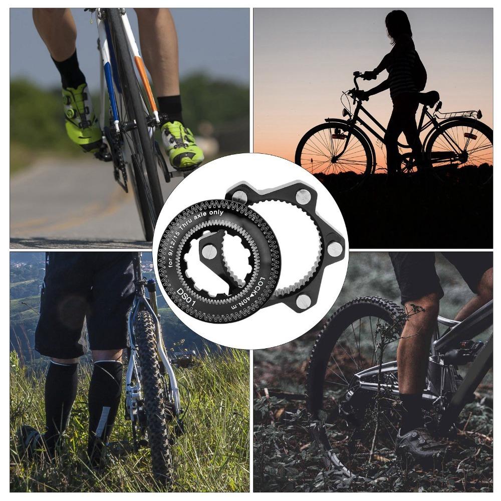 

Easy to install Disc Brake Rotor Conversion Aluminium Alloy 6 Bolts Rotor Adapter Bike Conversion чёрный