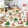 1Pc Christmas Holiday Rug Office Carpet Indoor Outdoor Doormat Nonslip Soft Living Room Christmas Halloween Gift D922202