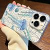 Jellyfish Pattern All-Inclusive Anti-Fall Phone Case for IPhone17 16 15 14 13 12 11 Pro Max Transparent Silicone Soft Cover