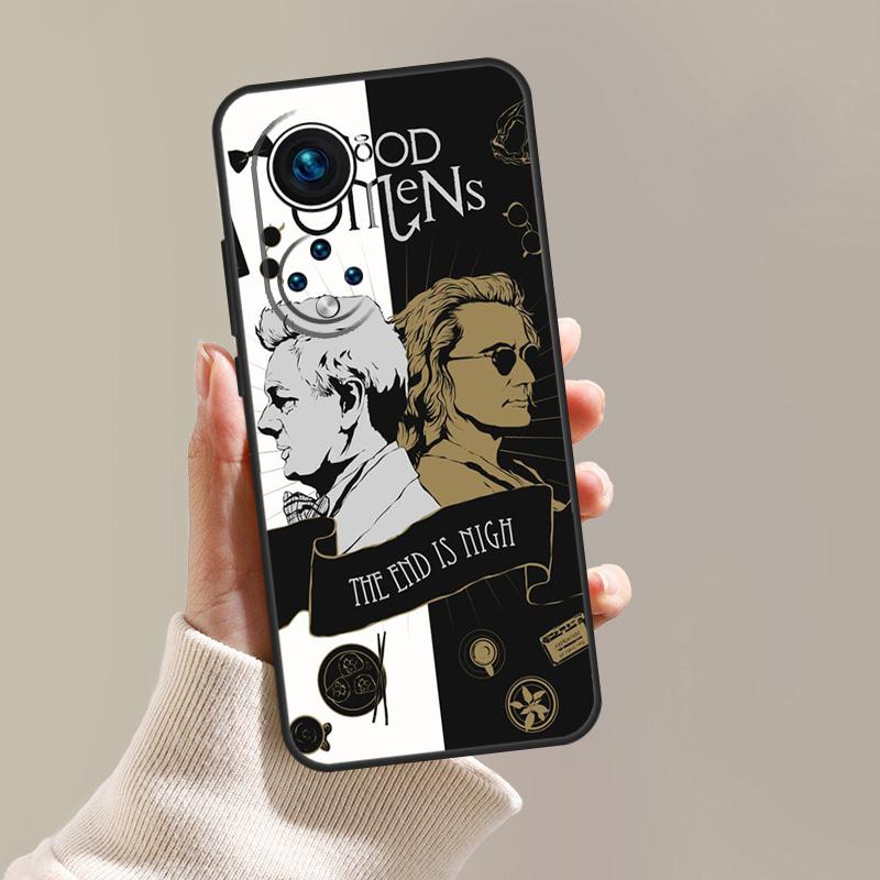 Чехол для телефона Good Omens для Honor 90 Lite 70 50 X9a X8a X7a X6a X7 X8 X9 9X 8X Magic 5 Pro Magic 5 Lite Honor X7a