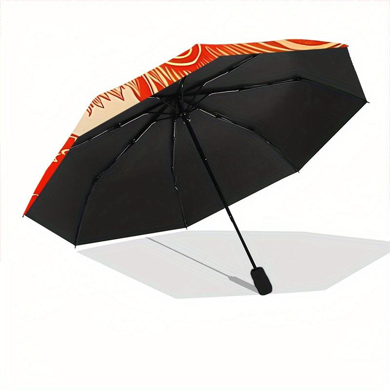 1pc Dragon Umbrella - 8-Rib Automatic Open/Close, Fashionable Compact Umbrella for Outdoor Adventures yy250813203