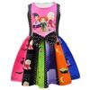 European And American Christmas Halloween Cute Princess Dress Bow 3D Digital Printing Girls Dress
