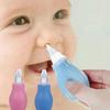 Portable Baby Toddler Nasal Aspirator Nose Mucus Snot Cleaner Vacuum Sucker Pump Color Random J19