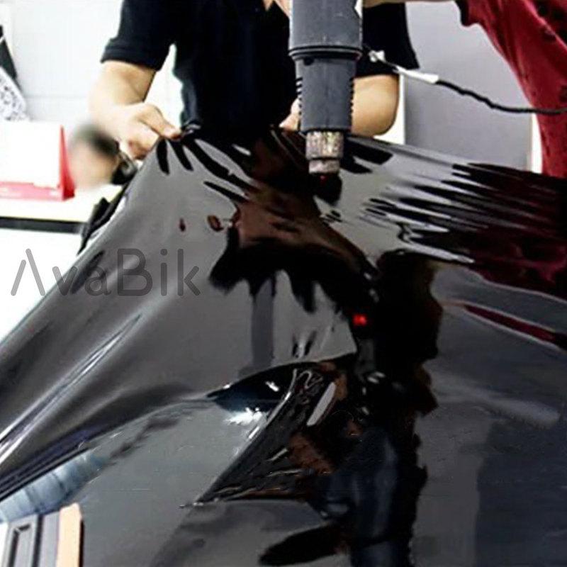 Glossy Black  30cm/60x152cm Ultra PET Piano Black Vinyl Wrap Film Self Adhesive Car Body Wrap Motorcycle Stickers Bubble Free
