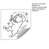 Dancing Puppy Design Self-adhesive Ring Pvc 1 Pc