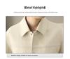 Men's 2026 Spring New Contrast Stitching Lapel Jacket - Korean Style Casual High-End Outerwear
