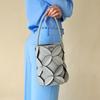 Suin Leaf Bucket Bag Light Gray