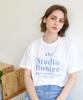 BONIEE Big Typo Slogan Graphic T-Shirt White