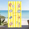Groovy Retro Quote Microfiber Beach Towel Oversized Extra Large Sand Free Pool Towels Quick Dry Super Absorbent Swim Blanket