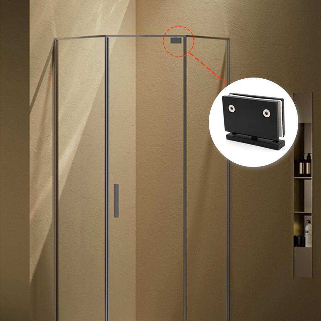 Duty Shower Door Hinges 304 Stainless Steel High Performance Premium Degree Bathroom Clamp Clip