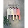 C S In The Room Women S Wool Round neCk One Button Cropped Cardigan 3 Color C