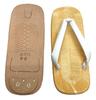 Asakusa Geta Sandals with White Straps and Cowhide Soles Kimono and Japanese Shoe Men's Japanese-Made (For Yukata) (White, Sizes, Adult, Alphabet, L)