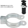 A/C Filter Drier Clamp, Aluminum Alloy Universal AC Filter Dryer Clip 74mm/2.91In Inner Diameter Adjustable A/C Dryer Clamp for Car Air Conditioner
