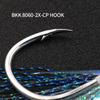 Jigging Pro High Carbon Steel Luminous Flasher Shore Jigging Hook 1/0 2/0 3/0 4/0 Anti Corrosion Fishing Assist Hooks with Barb