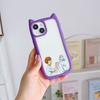 Soft Cat Ear Phone Cases for iPhone 16 15 13 12 11 Pro Max 14 Plus Silicone Anti-Drop Transparent Acrylic Back Cover N69 Anime Haikyuu X Reader Art
