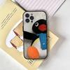 Happy P-Pingu Penguin Funny Phone Case For iPhone17,16,15,14,13,12,11 Plus,Pro Max,Soft Black Cover