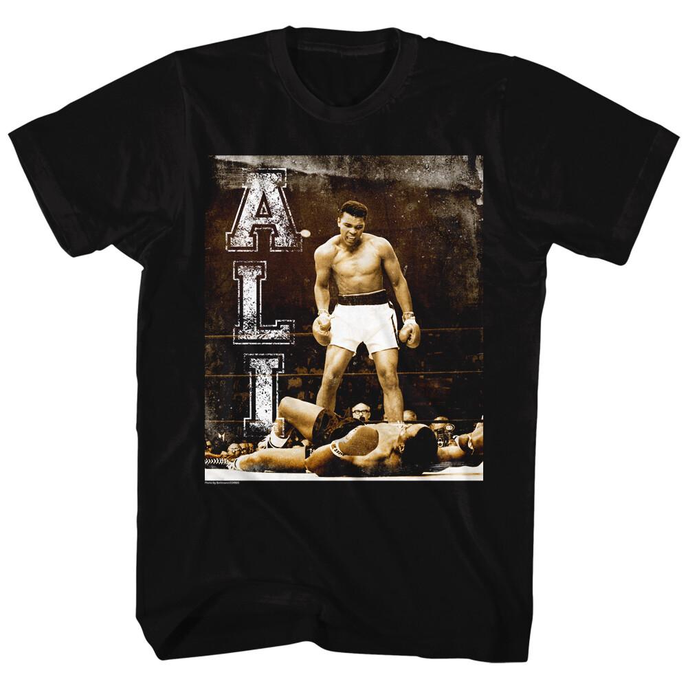 Muhammad Ali GOAT Boxing Champ Sonny Liston Get Up Punk Men T Shirt XXXXL