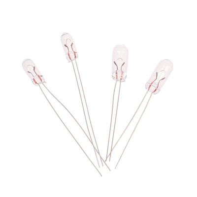 20 Stück Miniatur 3/4 mm 6 V 12 V Lampe Glühbirne Edison Glühfaden Reis