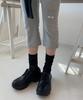 RONRON Dot Wrap Capri Pants Gray