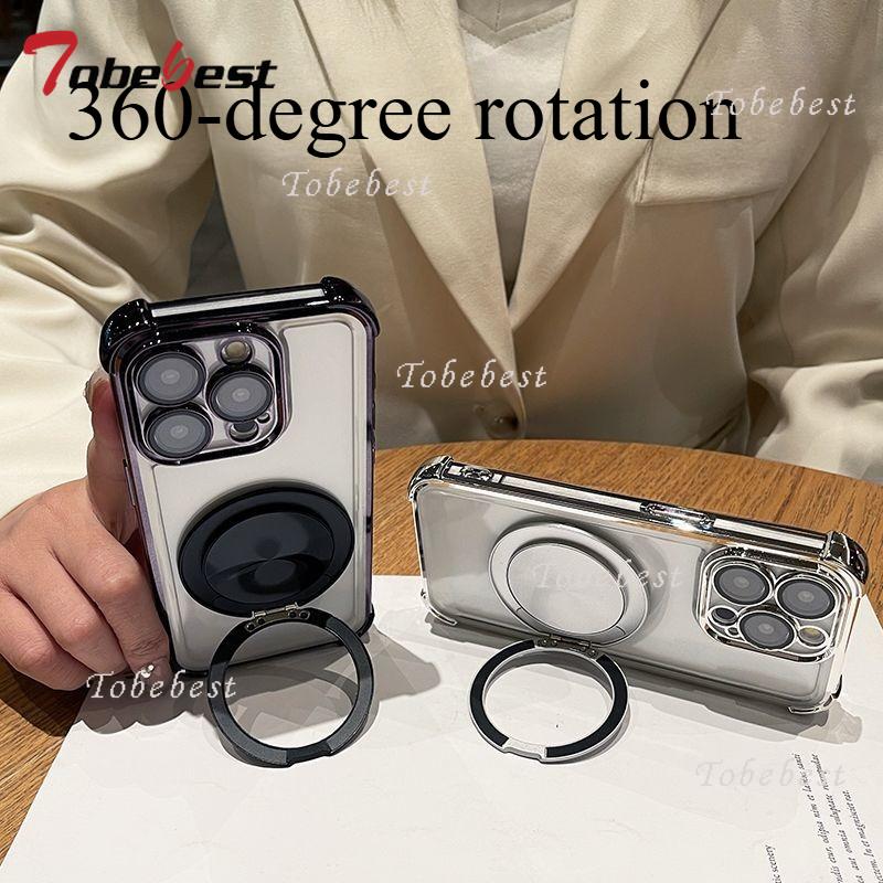 Shockproof Plating Magnetic Bracket Magsafe Case for Vivo X200 X200S X100 X100S Pro Ultra Silicone Cover