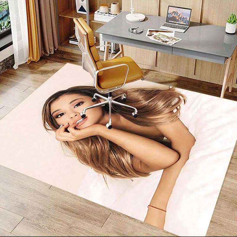 Glamorous Hair Model Pose Carpet For Playroom Bedroom Living Room Sofa Home Decorkids Game Area Rug Nonslip Floor Mat