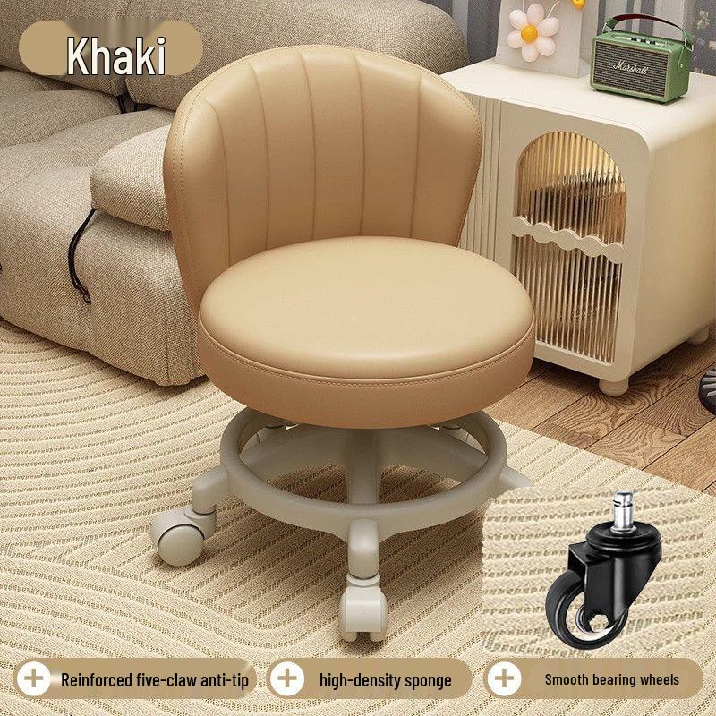 Adjustable Rolling Stool for Kids: Walk Learning, Shoe Changing, Grout Cleaning, Silent Mopping, with Wheels
